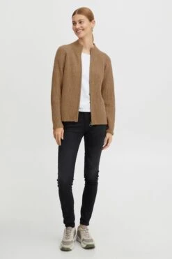 OXMO Strickjacken Strickjacke Sal Frauen Braun -OXMO Verkaufs-Shop 7ea62fa4ad53257ebdd53efcea4938a3