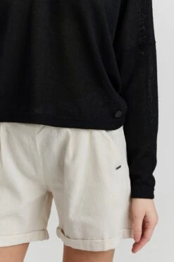 OXMO Basic Pullover Strickpullover Katla Frauen Schwarz -OXMO Verkaufs-Shop 7eaa1baccce6ba4fd9d967283413988a