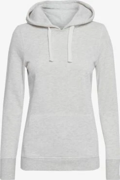 OXMO Kapuzenpullover Hoodie Olive Frauen Weiß