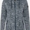 OXMO Outdoorjacken Fleecejacke Kajsa Frauen Schwarz