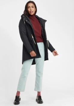 OXMO Strickjacken Rollkragenpullover Sina Frauen Rot -OXMO Verkaufs-Shop 82d5bedddc7c8dc06c5061faf45aed94