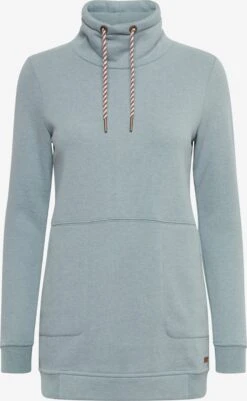 OXMO Longpullover Hoodie Vilma Frauen Blau