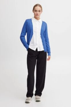 OXMO Strickjacken Strickjacke Oxhelene Frauen Kobaltblau -OXMO Verkaufs-Shop 85c85c6d8e0c9986ddb22bfab018f53f