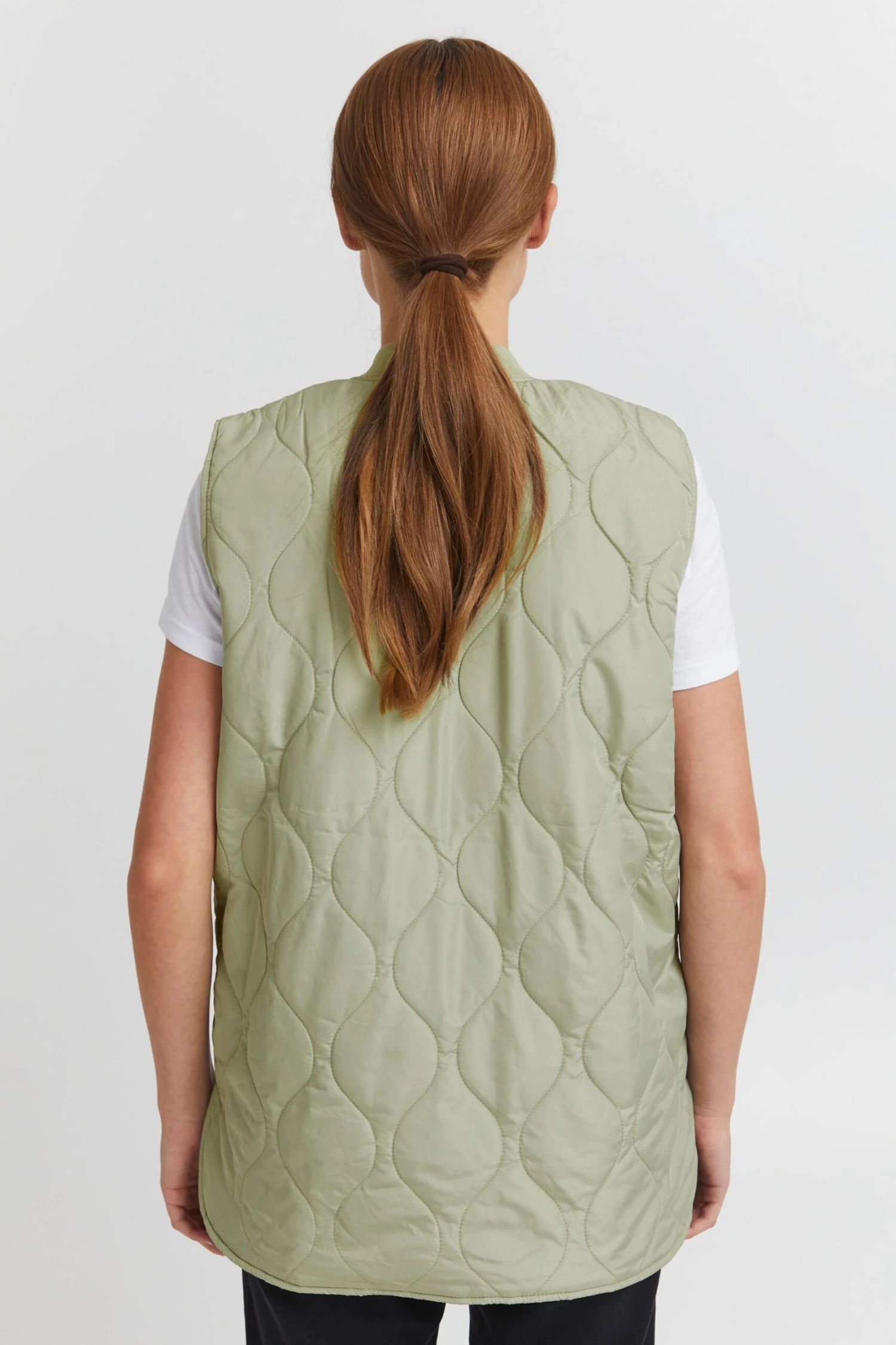 OXMO Westen Steppweste Svala Frauen Grün 4 OXMO Westen Steppweste Svala Frauen Grün – Bild 4