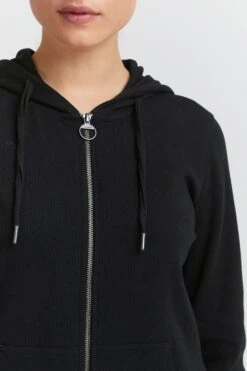 OXMO Sweatjacken Kapuzensweatshirtjacke Lova Frauen Schwarz 10 OXMO Sweatjacken Kapuzensweatshirtjacke Lova Frauen Schwarz -OXMO Verkaufs-Shop 8726ea7fbb5f7bded013d574ad86150f