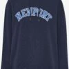 OXMO Kapuzenpullover Kapuzensweatshirt Colisa Frauen Blau