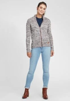 OXMO Strickjacken Strickjacke Phenix Frauen Grau -OXMO Verkaufs-Shop 8b712b4d301d5bdcb64f3ec0c36157de