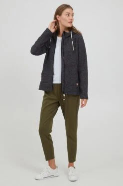 OXMO Outdoorjacken Fleecejacke FIA Frauen Schwarz -OXMO Verkaufs-Shop 8b8291b1d2fa1a6f6612d3e63c9c6953