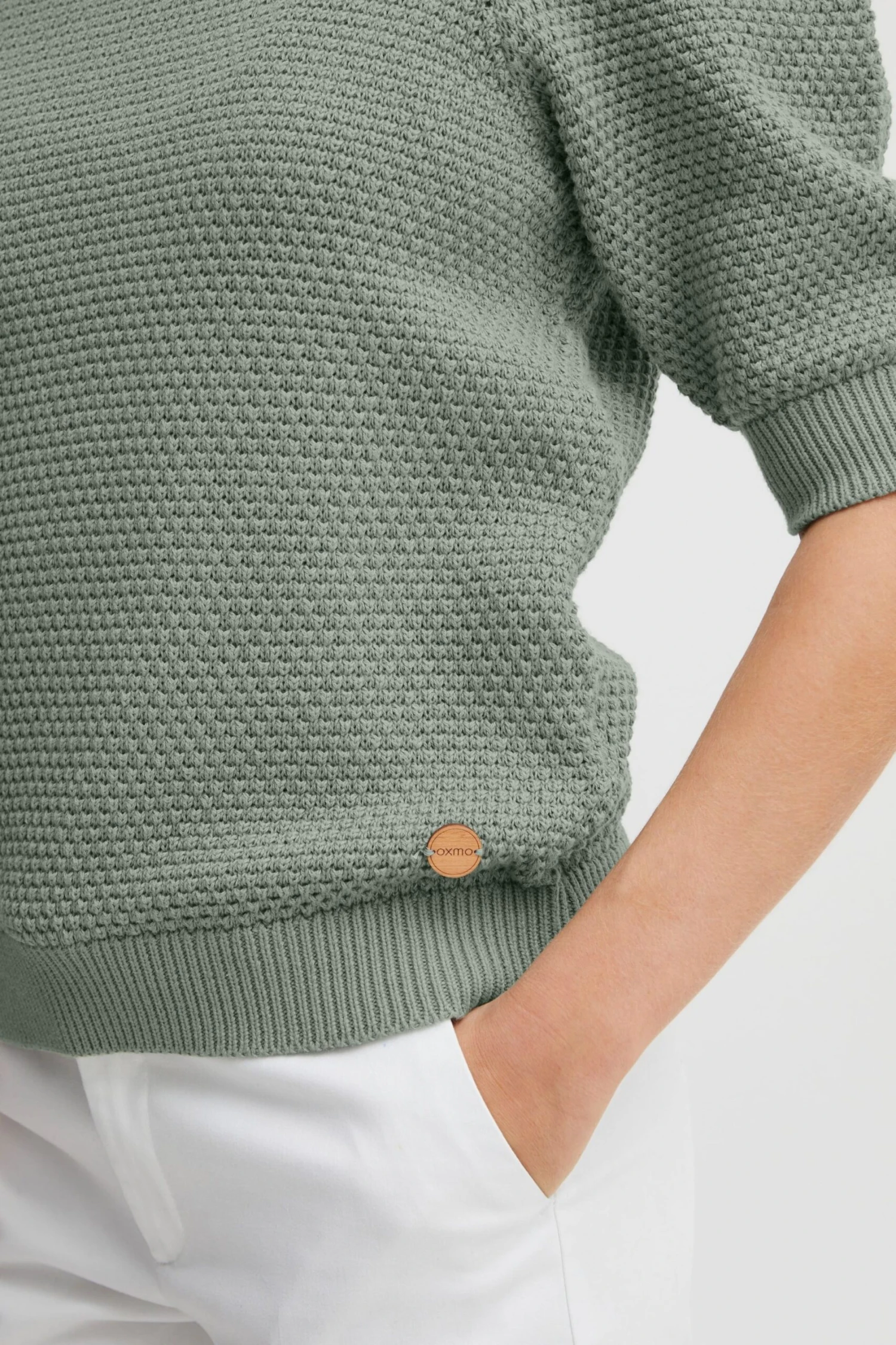 OXMO Pullover Strickpullover Frauen Hellgrün 6 OXMO Pullover Strickpullover Frauen Hellgrün – Bild 6