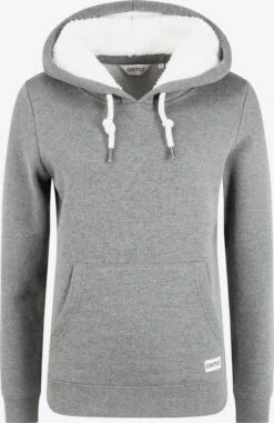 OXMO Kapuzenpullover Hoodie Binna Frauen Grau
