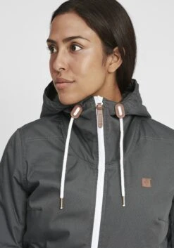 OXMO Übergangsjacken Kurzjacke Tilla Frauen Grau -OXMO Verkaufs-Shop 8c36a2927d6ed9362f8fb31e8d61fa3c