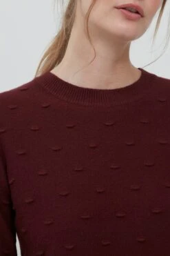OXMO Feinstrickpullover Pullover Dotta Frauen Bordeaux -OXMO Verkaufs-Shop 8c3ee43bb16c88128b07dc7222704907