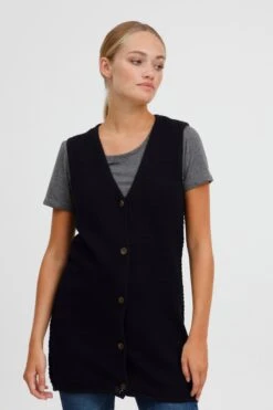 OXMO Westen Weste OXHEIDI Frauen Schwarz 8 OXMO Westen Weste OXHEIDI Frauen Schwarz -OXMO Verkaufs-Shop 8c6be72e4cc85b66b35f7ace74619df4