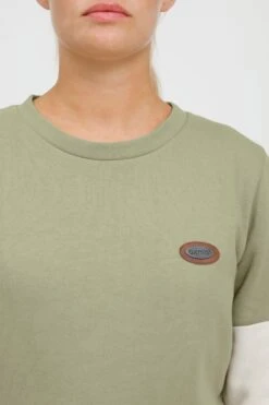 OXMO Sweatshirts Sweatshirt Trine Frauen Oliv -OXMO Verkaufs-Shop 8dfe133ea8efca6ebeea98531f4b870c