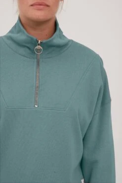 OXMO Pullover Troyer Grethe Frauen Grün -OXMO Verkaufs-Shop 8e913b41cb401879bcae082f1bb03848