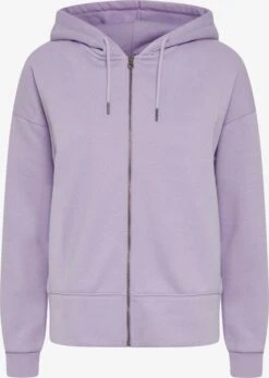 OXMO Sweatjacken Sweatjacke Holunder Frauen Lila