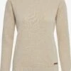 OXMO Feinstrickpullover Strickpullover Sarah Frauen Grau