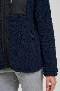 OXMO Outdoorjacken Fleecejacke Frauen Schwarz -OXMO Verkaufs-Shop 93ef7e0aa8d2f1ab01ad7e8385619194