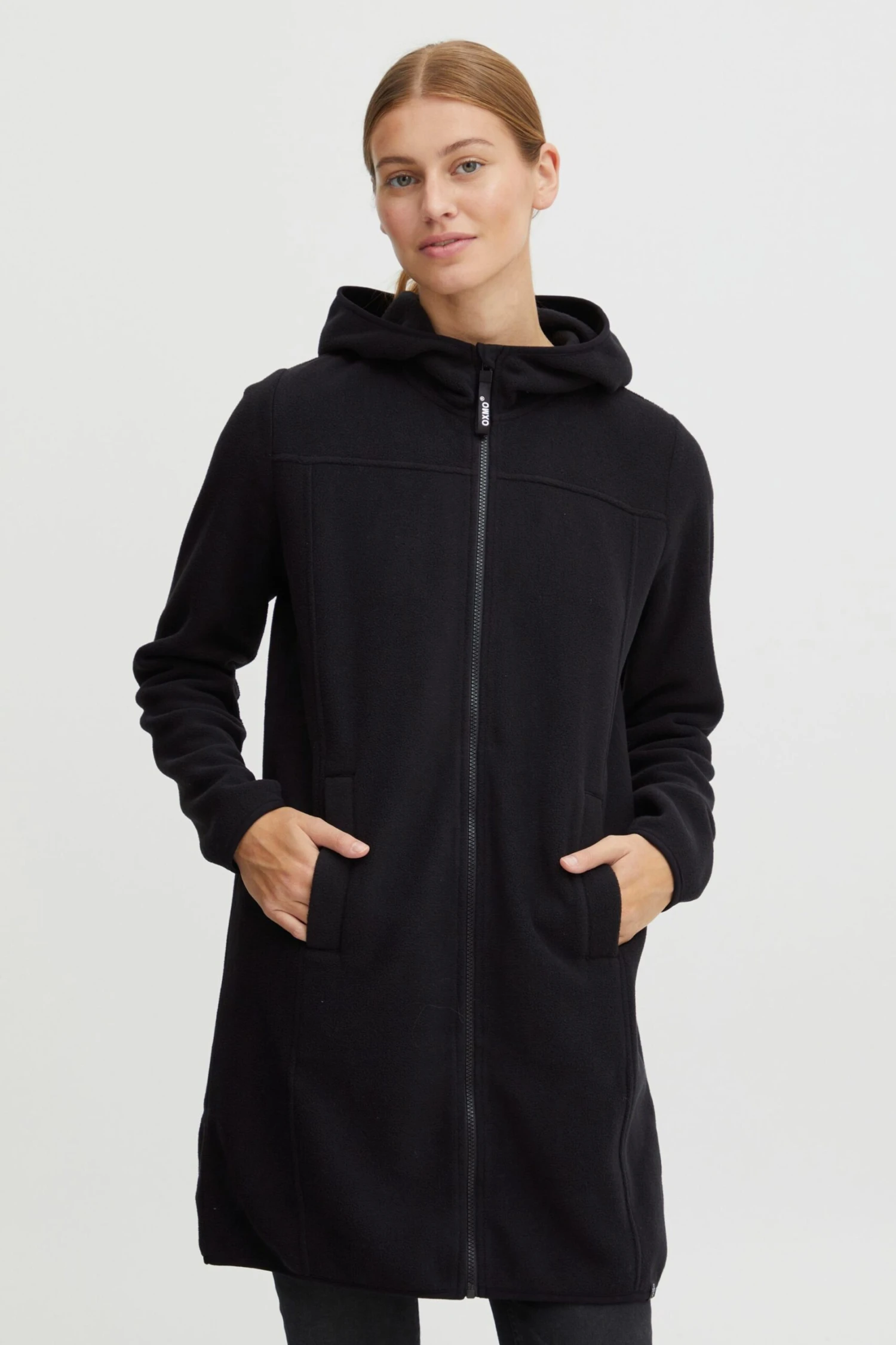 OXMO Übergangsjacken Fleecejacke Fine Frauen Schwarz 2 OXMO Übergangsjacken Fleecejacke Fine Frauen Schwarz – Bild 2