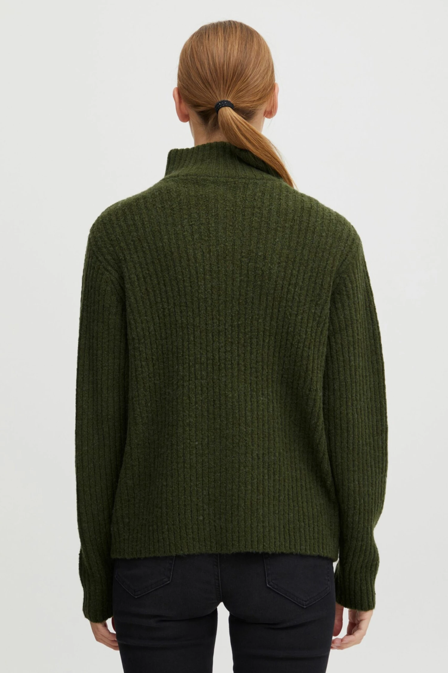 OXMO Pullover Strickpullover Saline Frauen Grün 3 OXMO Pullover Strickpullover Saline Frauen Grün – Bild 3