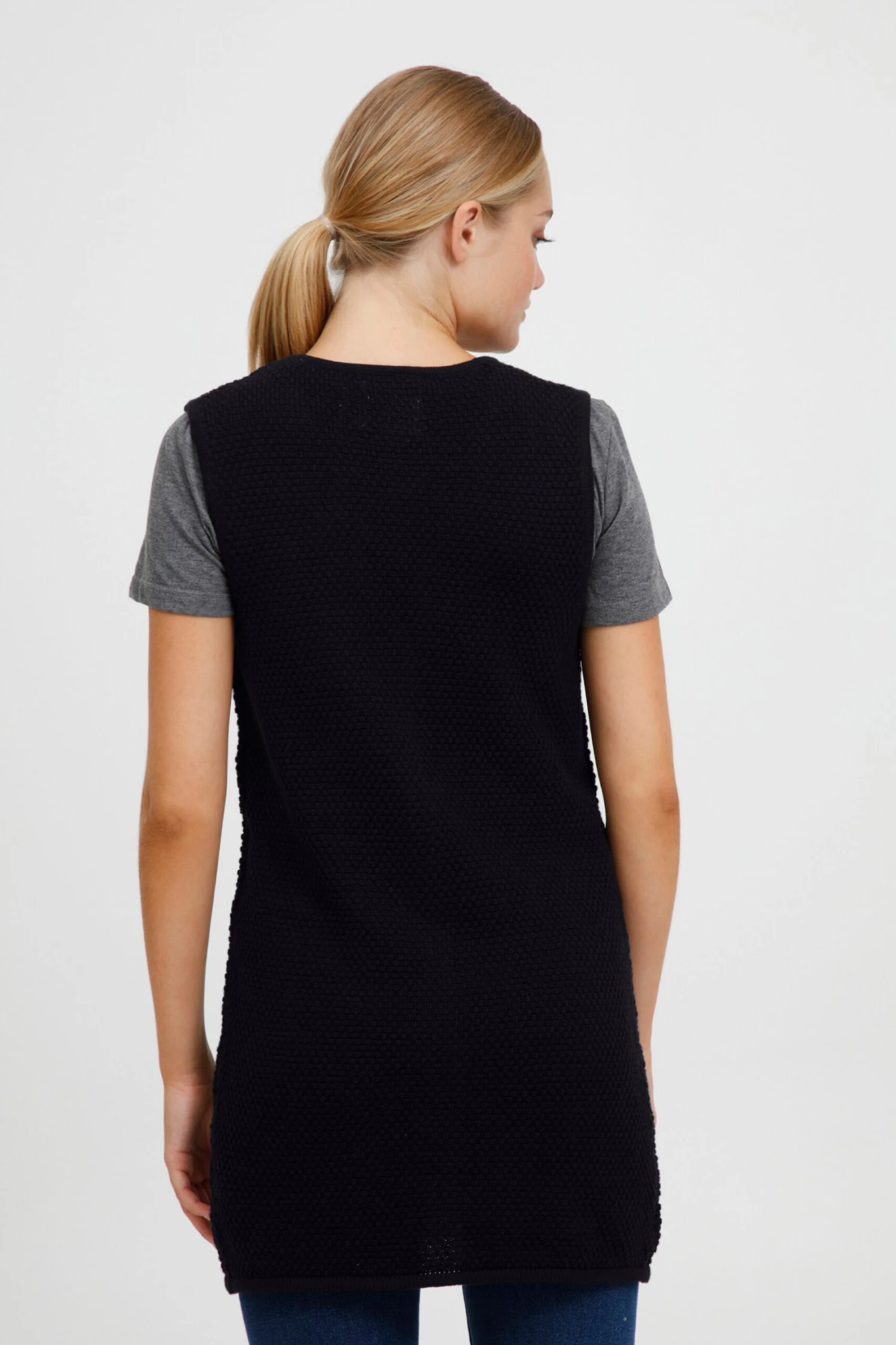 OXMO Westen Weste OXHEIDI Frauen Schwarz 4 OXMO Westen Weste OXHEIDI Frauen Schwarz – Bild 4