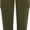 OXMO Cargohosen Loosefit Cargohose Henni Frauen Dunkelgrün