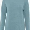 OXMO Pullover Strickpullover Ratina Frauen Blau