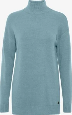 OXMO Pullover Strickpullover Ratina Frauen Blau