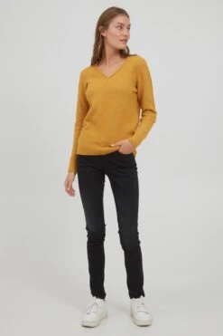 OXMO Feinstrickpullover Pullover Ilva Frauen Gelb -OXMO Verkaufs-Shop 97752383ee5e32fc4ce11c029c3f73c9