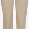 OXMO Stoffhosen Tapered Hose Frauen Beige