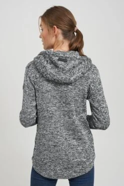 OXMO Outdoorjacken Fleecejacke Kajsa Frauen Dunkelgrau -OXMO Verkaufs-Shop 983588bdcc49393b4058fff145b71339