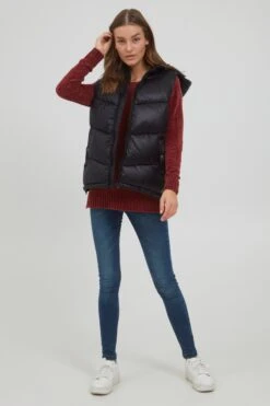 OXMO Westen Steppweste TABITA Frauen Schwarz -OXMO Verkaufs-Shop 98636578746b8ef160b28a8be781ffc1