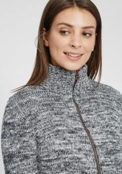 OXMO Strickjacken Strickjacke Phenix Frauen Blau / Grau -OXMO Verkaufs-Shop 99dbeaaba7aba2e698f03c5aaf0f764f