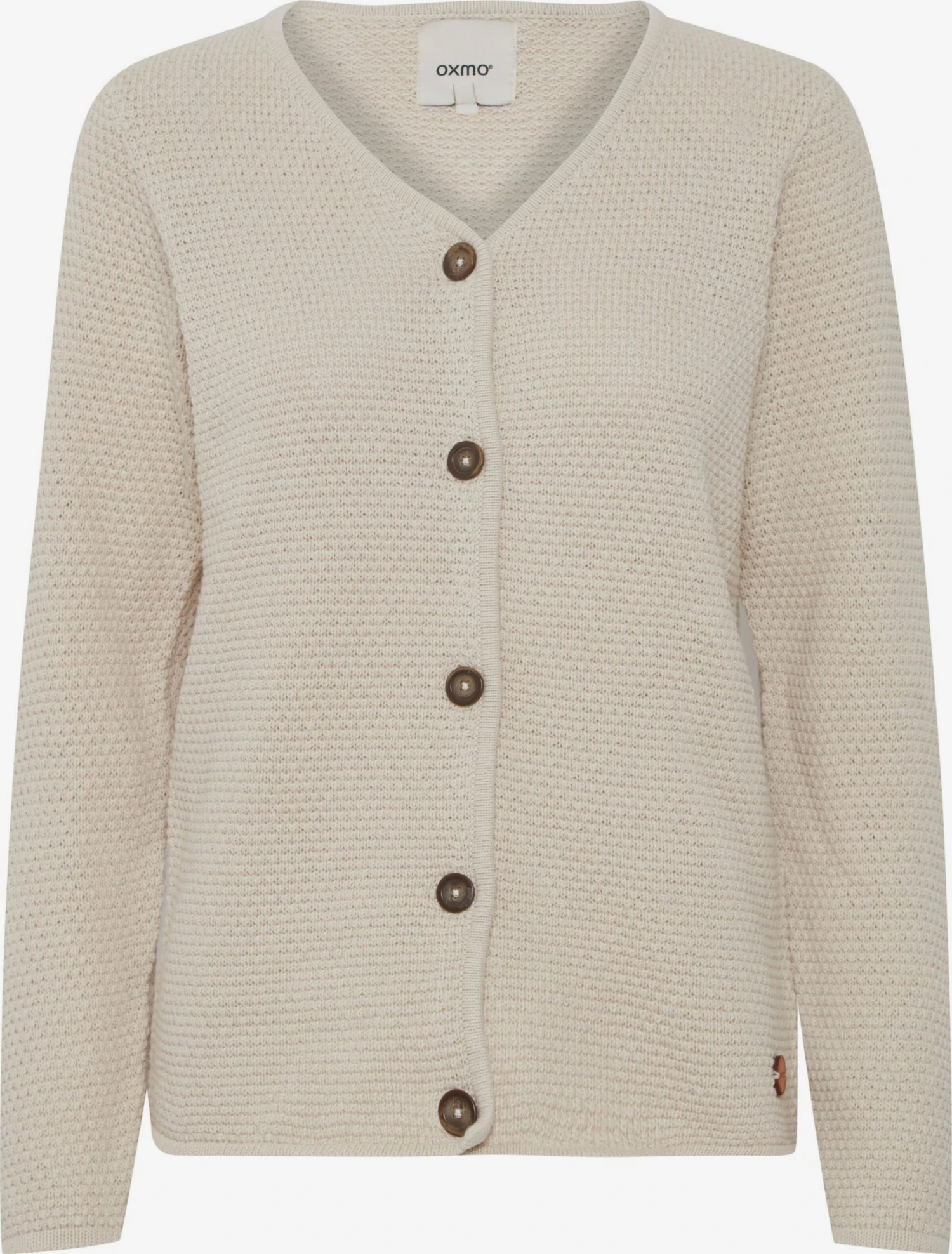 OXMO Strickjacken Strickjacke Oxhelga Frauen Beige 1 OXMO Strickjacken Strickjacke Oxhelga Frauen Beige