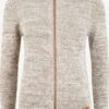 OXMO Strickjacken Strickjacke Phenix Frauen Beige