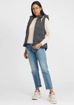 OXMO Westen Kurzweste Lew Frauen Blau -OXMO Verkaufs-Shop 9b38ef1aa957c1801860080bf9ee2cb0