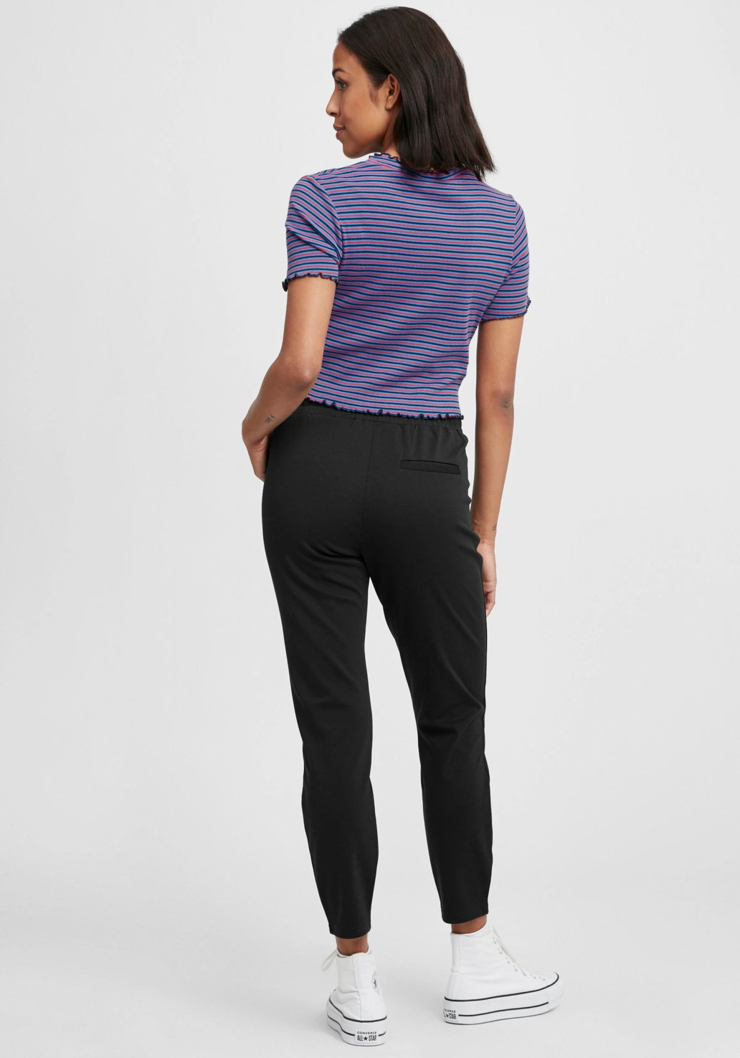 OXMO Jogginghosen Loosefit Hose Anita Frauen Schwarz 4 OXMO Jogginghosen Loosefit Hose Anita Frauen Schwarz – Bild 4