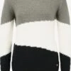 OXMO Feinstrickpullover Pullover Olma Frauen Grau