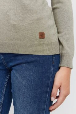 OXMO Pullover Strickpullover Edda Frauen Dunkelgrün -OXMO Verkaufs-Shop 9dc119b38dc096531062786dc240d939