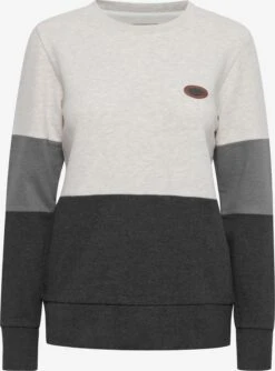 OXMO Sweatshirts Sweatshirt Trine Frauen Weiß