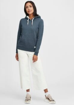 OXMO Kapuzenpullover Hoodie Binna Frauen Blau -OXMO Verkaufs-Shop a00978a7c58b6d51b3852beae3d35ce1
