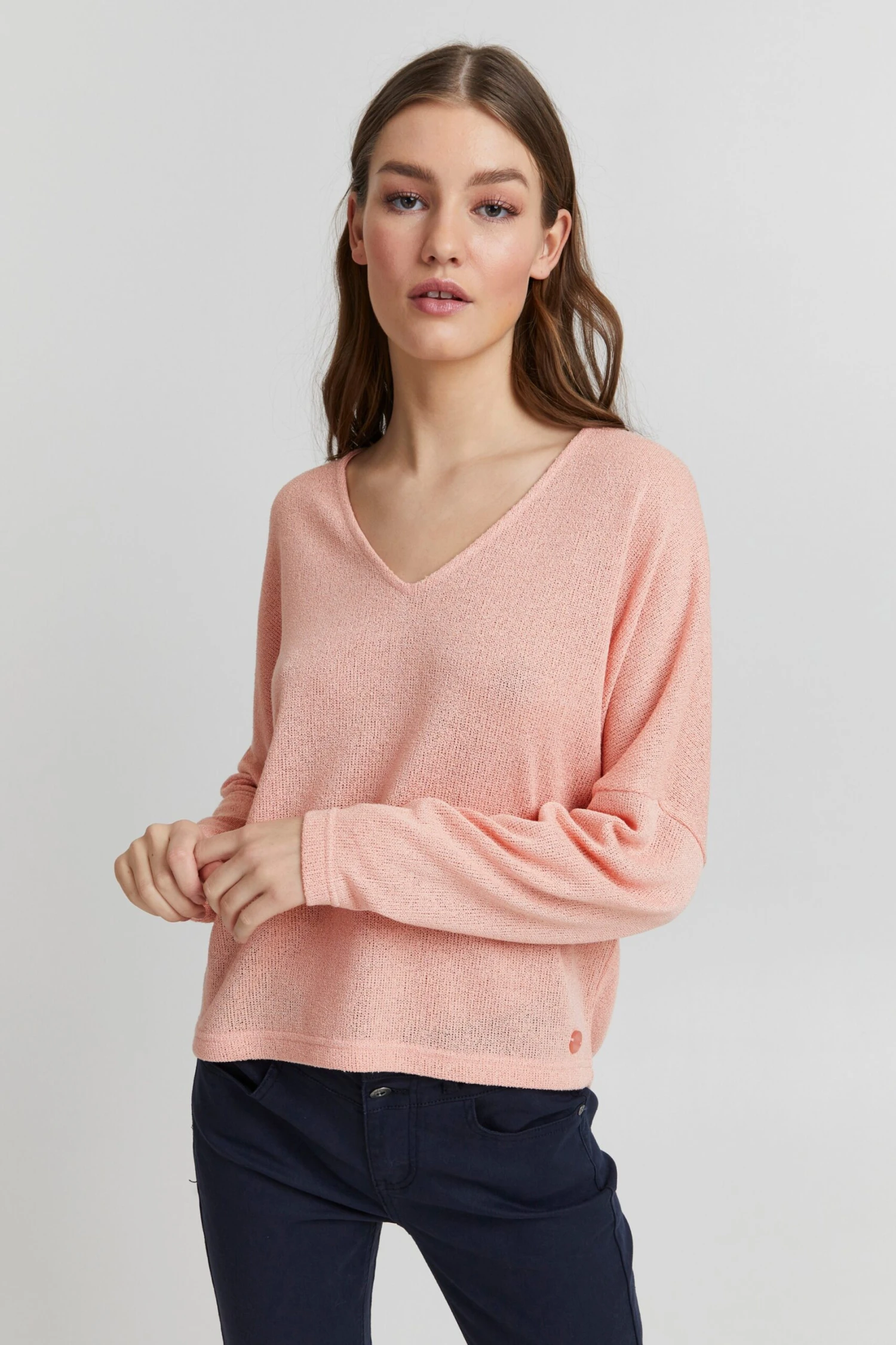 OXMO Basic Pullover Pullover Katla Frauen Rosa 2 OXMO Basic Pullover Pullover Katla Frauen Rosa – Bild 2