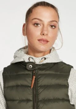 OXMO Westen Steppweste Camilla Frauen Grün 10 OXMO Westen Steppweste Camilla Frauen Grün -OXMO Verkaufs-Shop a3ad2f2bff1745fbe21ce5c9df373e56