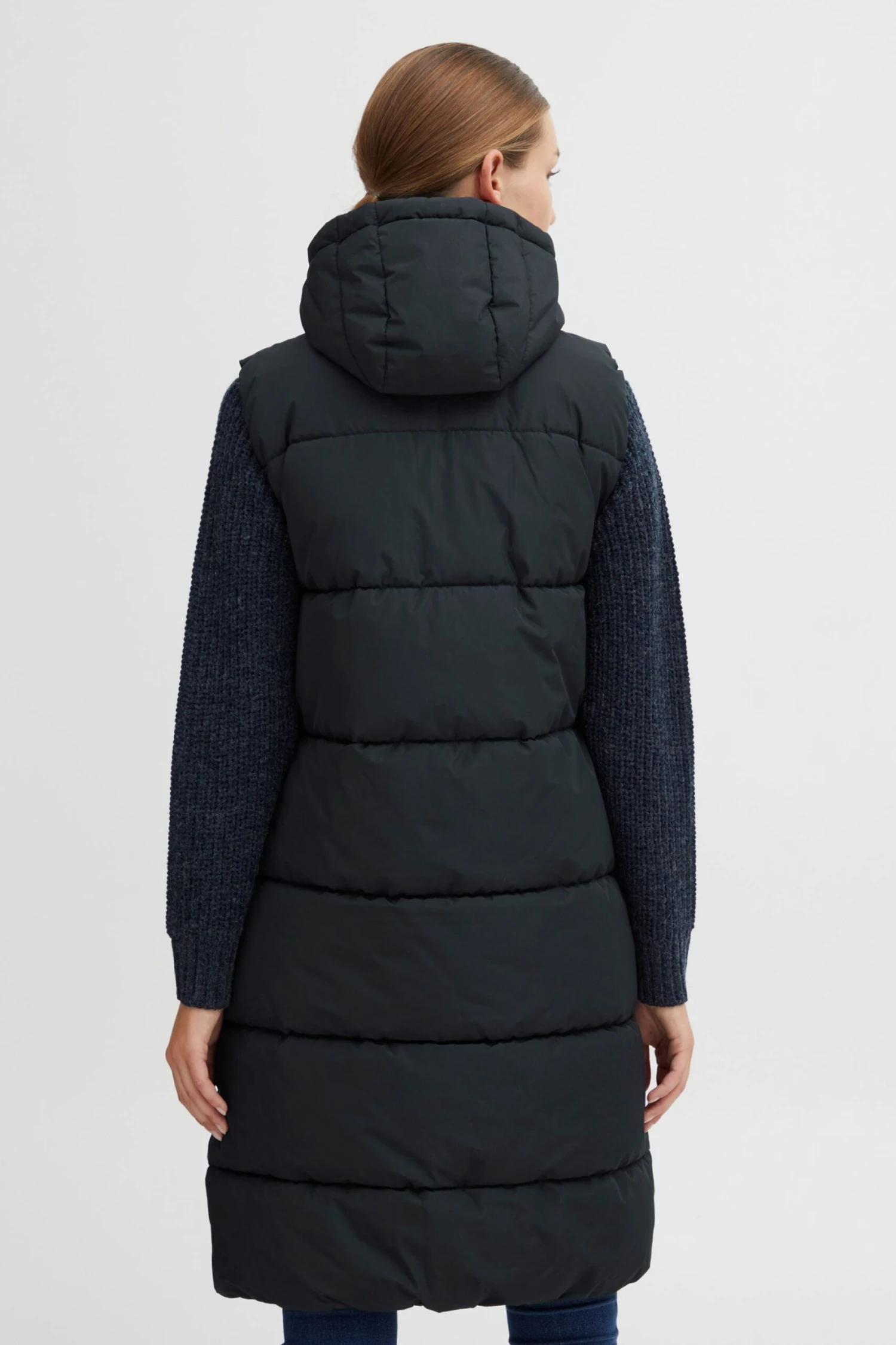 OXMO Westen Longweste Solice Frauen Schwarz 3 OXMO Westen Longweste Solice Frauen Schwarz – Bild 3