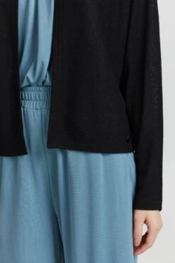 OXMO Strickjacken Cardigan KIKE Frauen Schwarz -OXMO Verkaufs-Shop a3ff2211e042201ed398d45461bb61a6