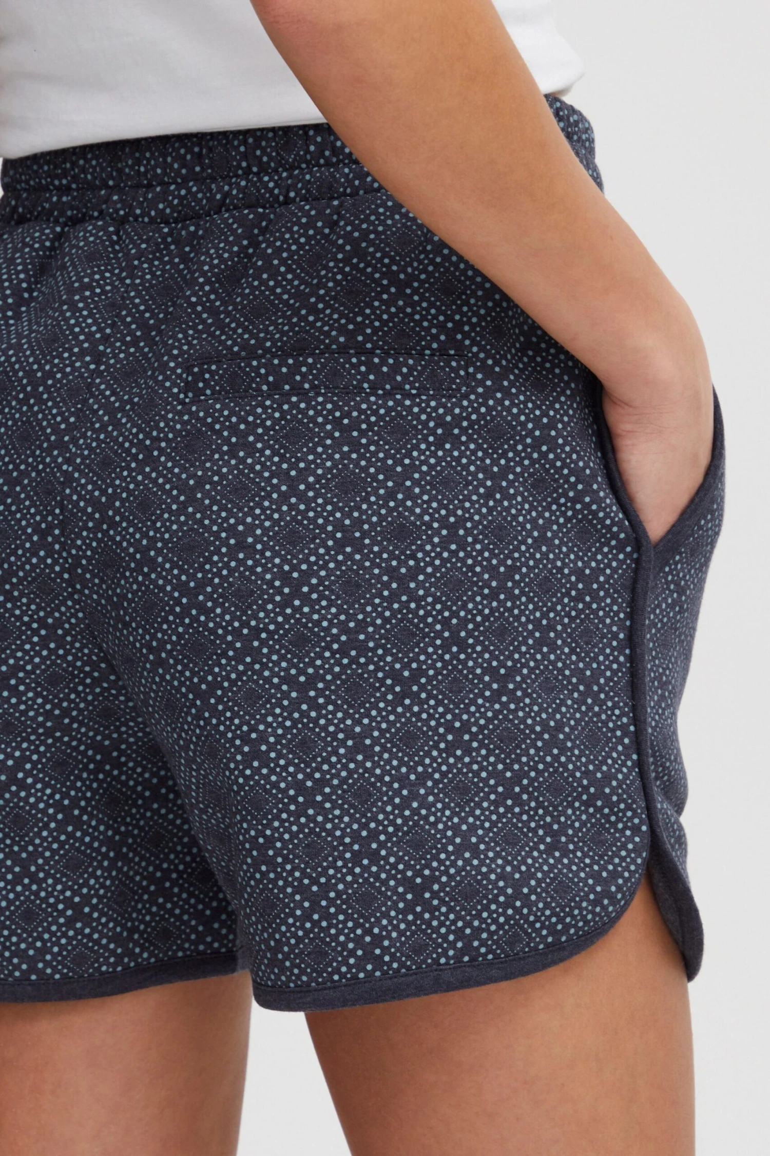 OXMO Shorts Regular Sweatshorts Oxvenice Frauen Dunkelblau 6 OXMO Shorts Regular Sweatshorts Oxvenice Frauen Dunkelblau – Bild 6