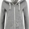 OXMO Sweatjacken Sweatjacke Binja Frauen Grau / Graumeliert