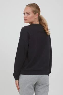 OXMO Sweatshirts Sweatshirt GRYNET Frauen Schwarz -OXMO Verkaufs-Shop a7f17f2757512da67492f9e9c648781f