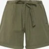 OXMO Hosen Loosefit Shorts OXLINA Frauen Dunkelgrün