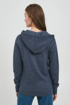 OXMO Sweatjacken Kapuzensweatjacke Frauen Dunkelblau -OXMO Verkaufs-Shop ab3c733062cb985c09be01cfd27a8ba1